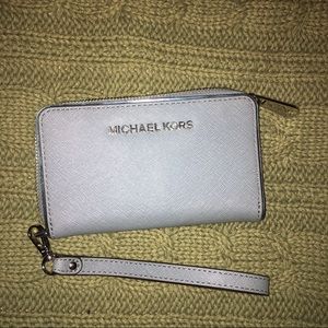 Blue Michael Kors Wallet - NEVER USED‼️